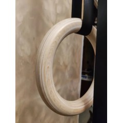 Деревянные гимнастические кольца со стропами — Wooden Rings (пара)