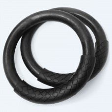 Гімнастичні пластикові кільця з накладками Rings Grips (пара)