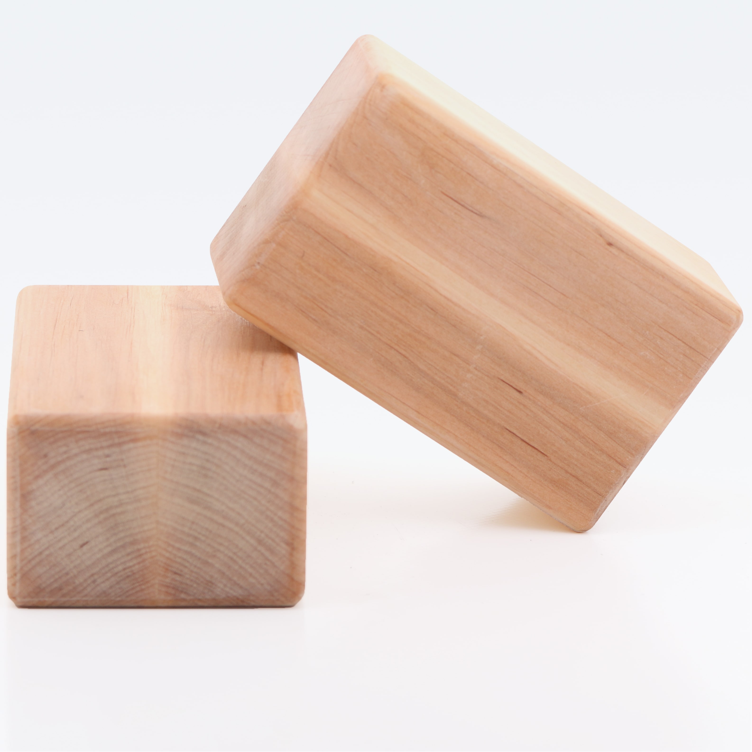 Баланс блоки дерев'яні для еквілібристики (пара) — Кубики для стійки на руках та віджимань — Кубики для циркових стоялок