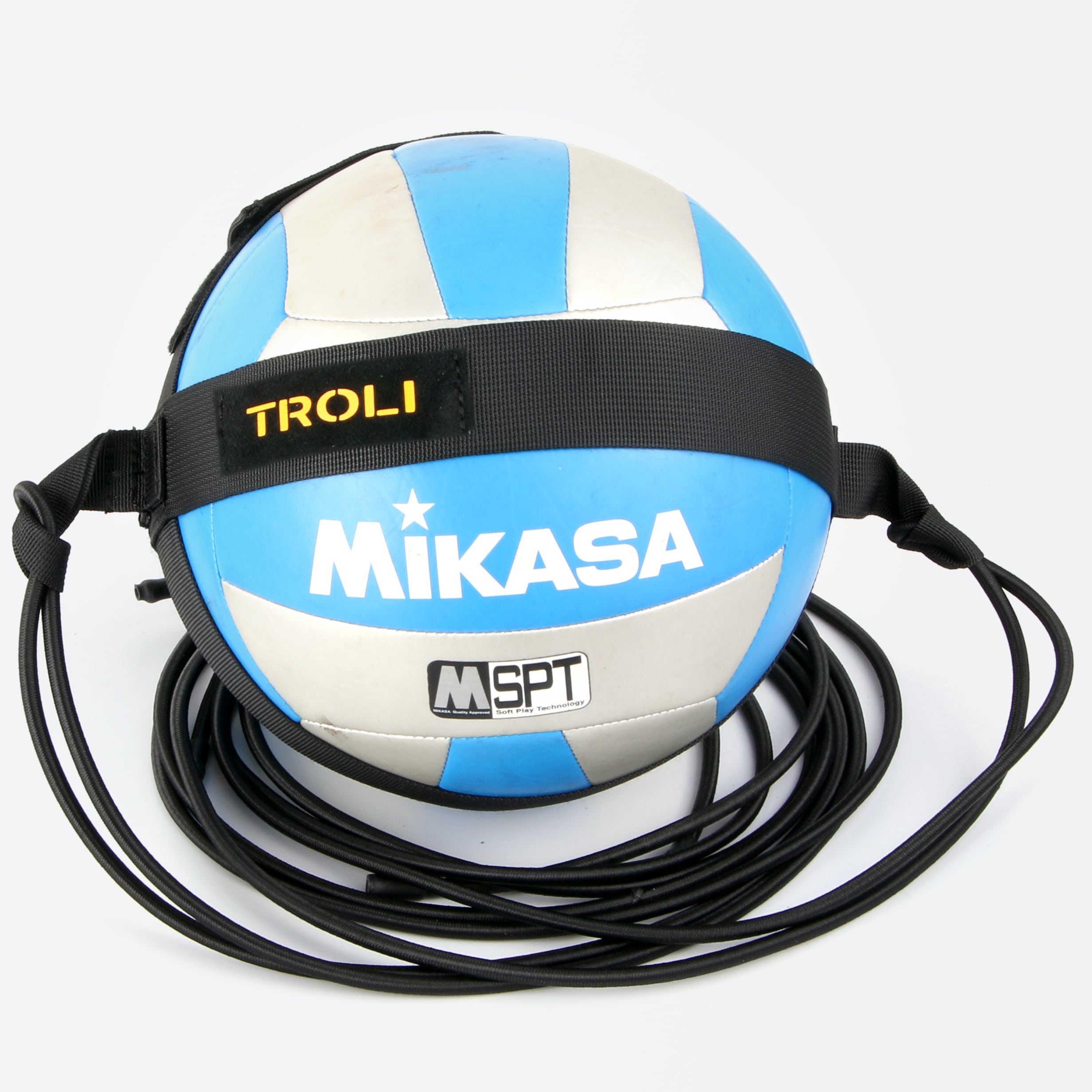 Тренажер для волейбола (Мяч в комплект не входит) — Волейбольный мяч тренировочный на растяжках для отработки нападающего удара 